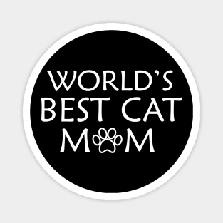 Cat Mom - World's best cat mom Magnet